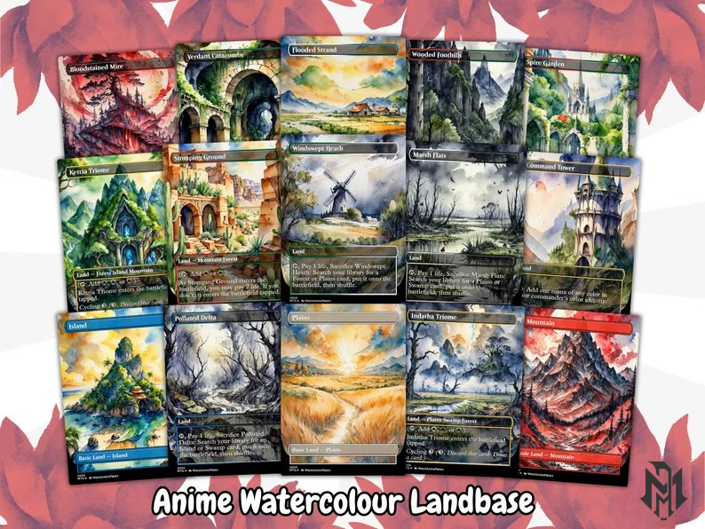 The Ur Dragon Anime Waifu Proxy Commander Deck Custom Proxy EDH Dragon Tribal English High Quality Cards MTG
